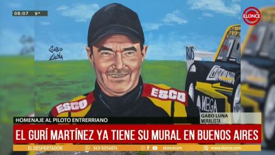El gur&iacute; Mart&iacute;nez ya tiene su mural en Buenos Aires